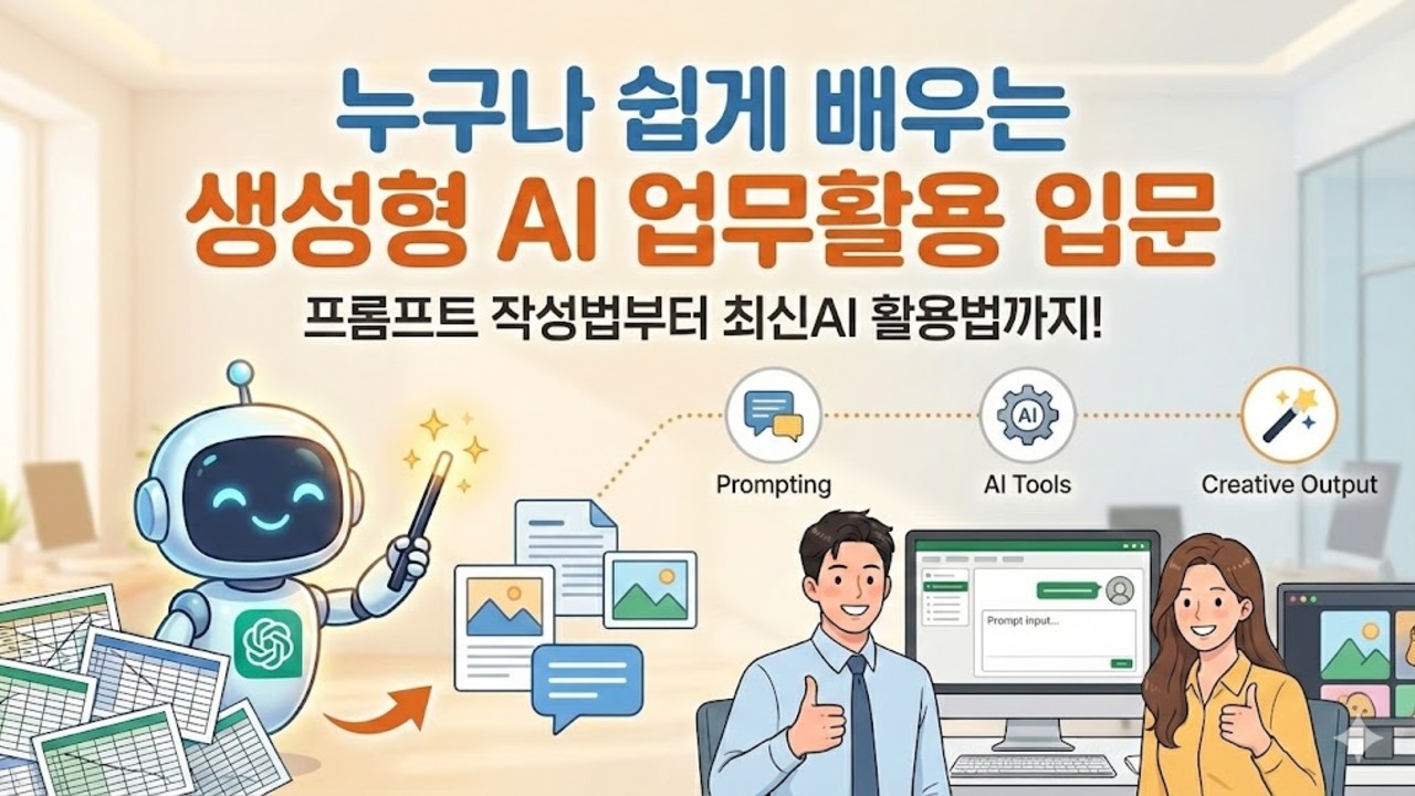 생성형AI 입문: 미래의 기술을  당신의 손안에